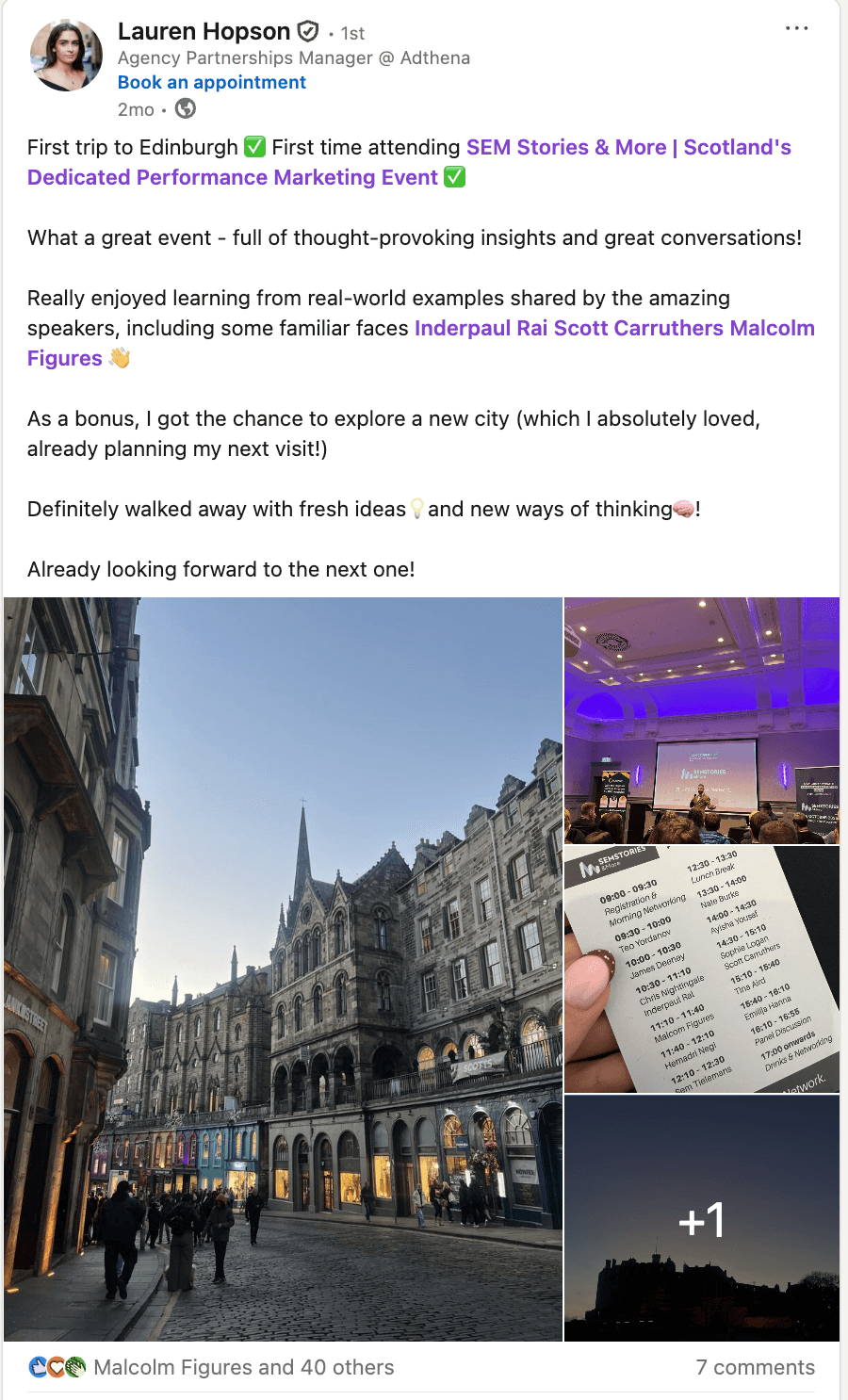 LinkedIn Testimonial 11