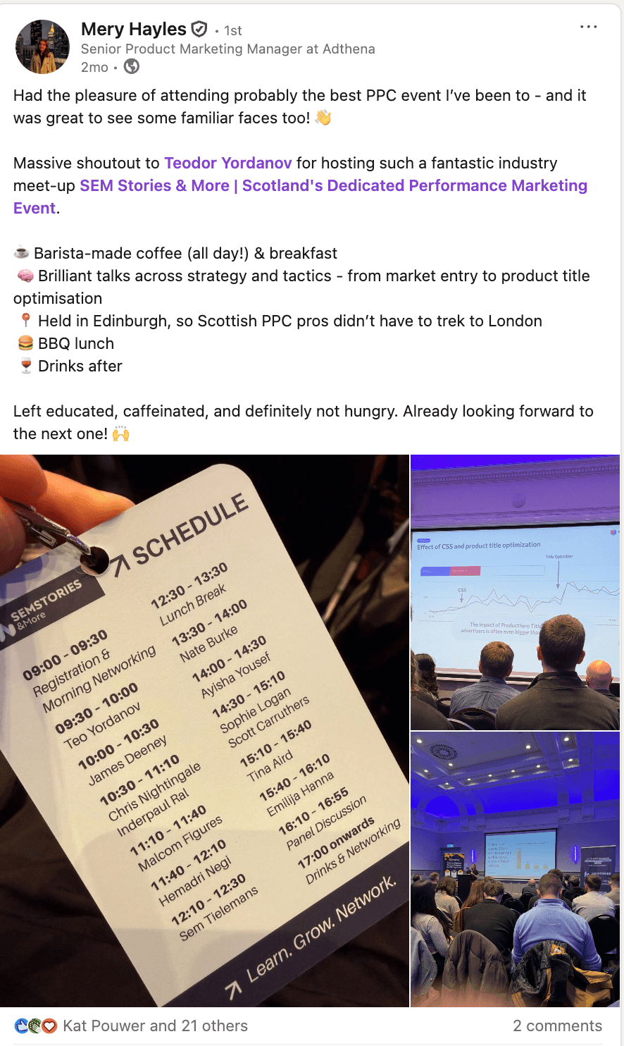 LinkedIn Testimonial 12